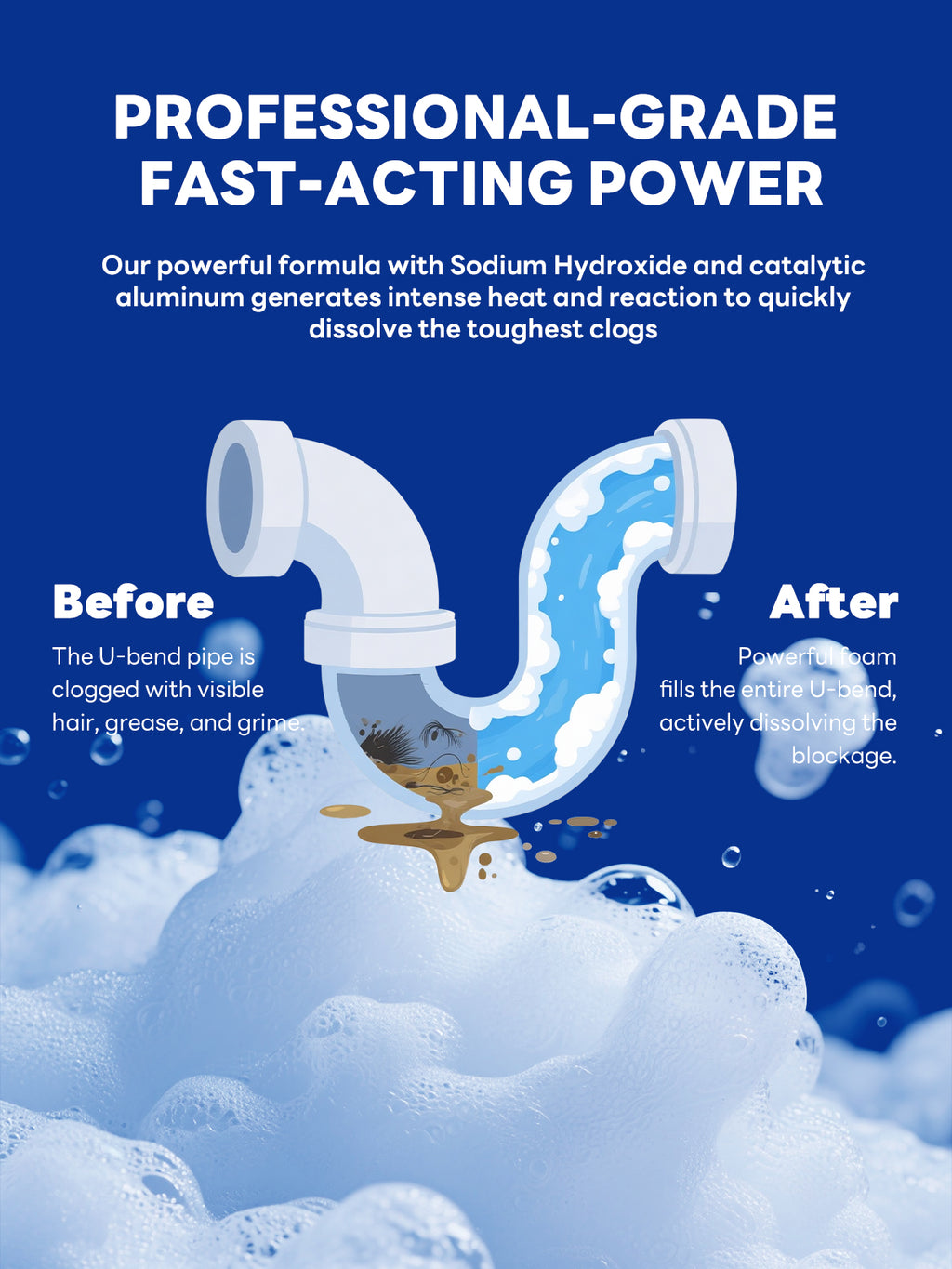 Ecofresheet Drain Cleaner: Fast-Clog Removal