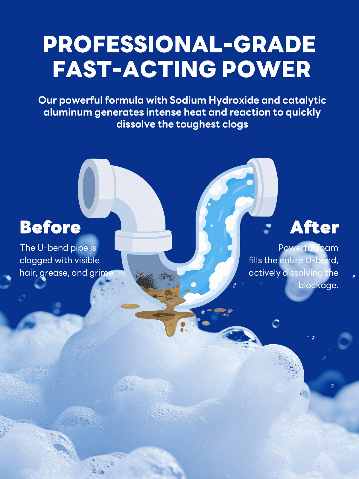Ecofresheet Drain Cleaner: Fast-Clog Removal