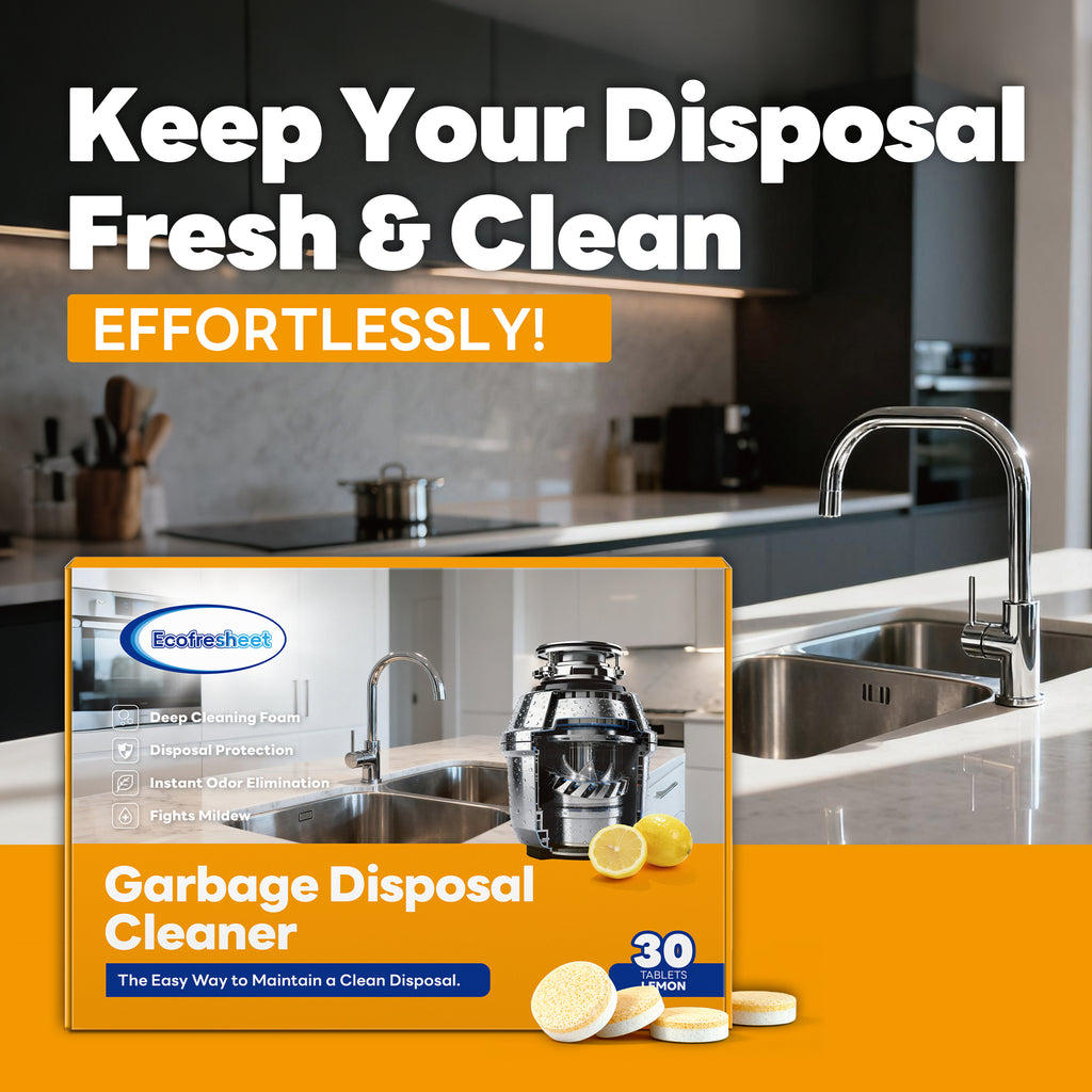 Ecofresheet Foaming Disposal Cleaner | Eliminates Odors at The Source