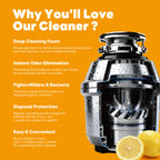 Ecofresheet Foaming Disposal Cleaner | Eliminates Odors at The Source
