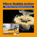 Ecofresheet Foaming Disposal Cleaner | Eliminates Odors at The Source