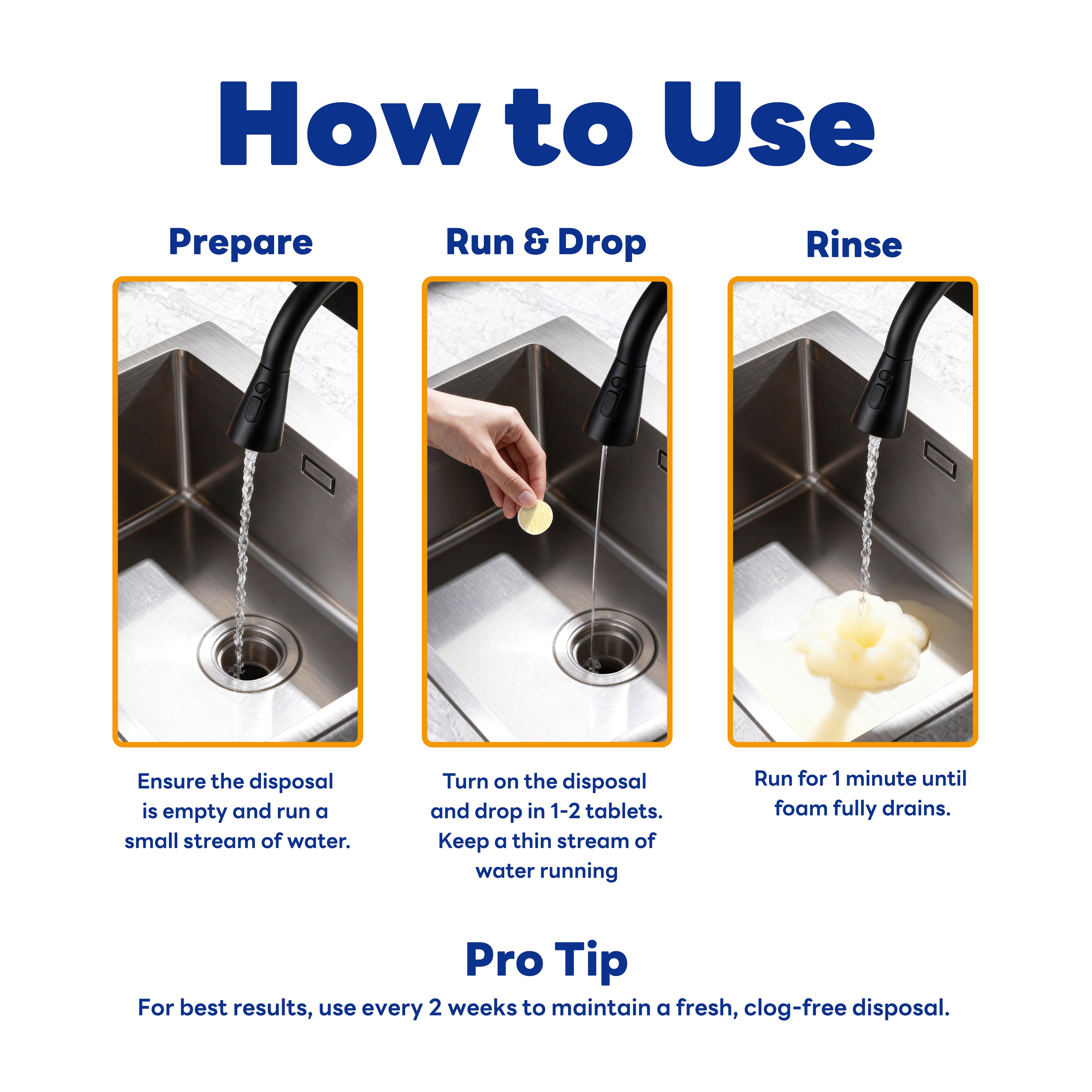 Ecofresheet Foaming Disposal Cleaner | Eliminates Odors at The Source