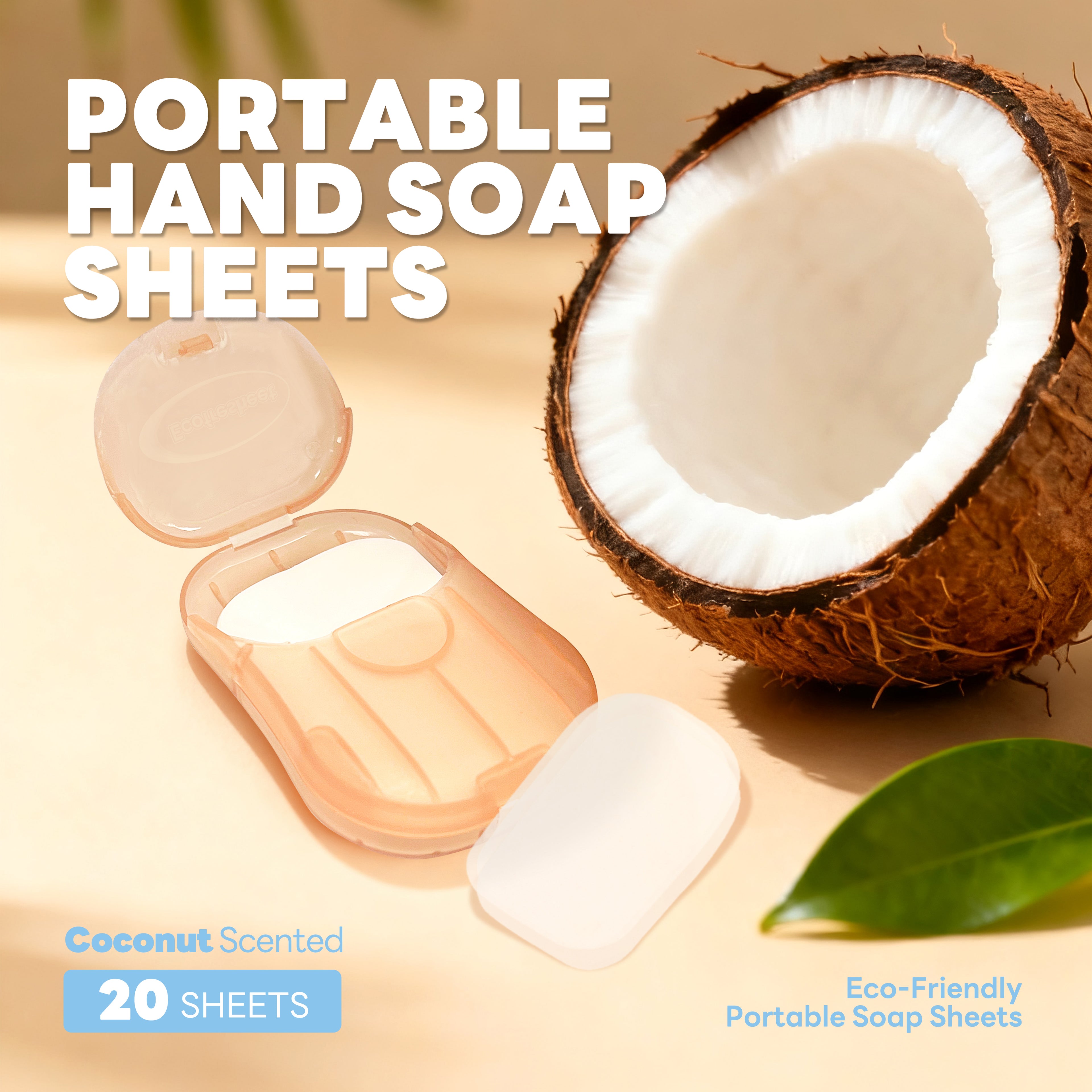 Ecofresheet Hand Cleansing Sheets | Instant Foaming Soap