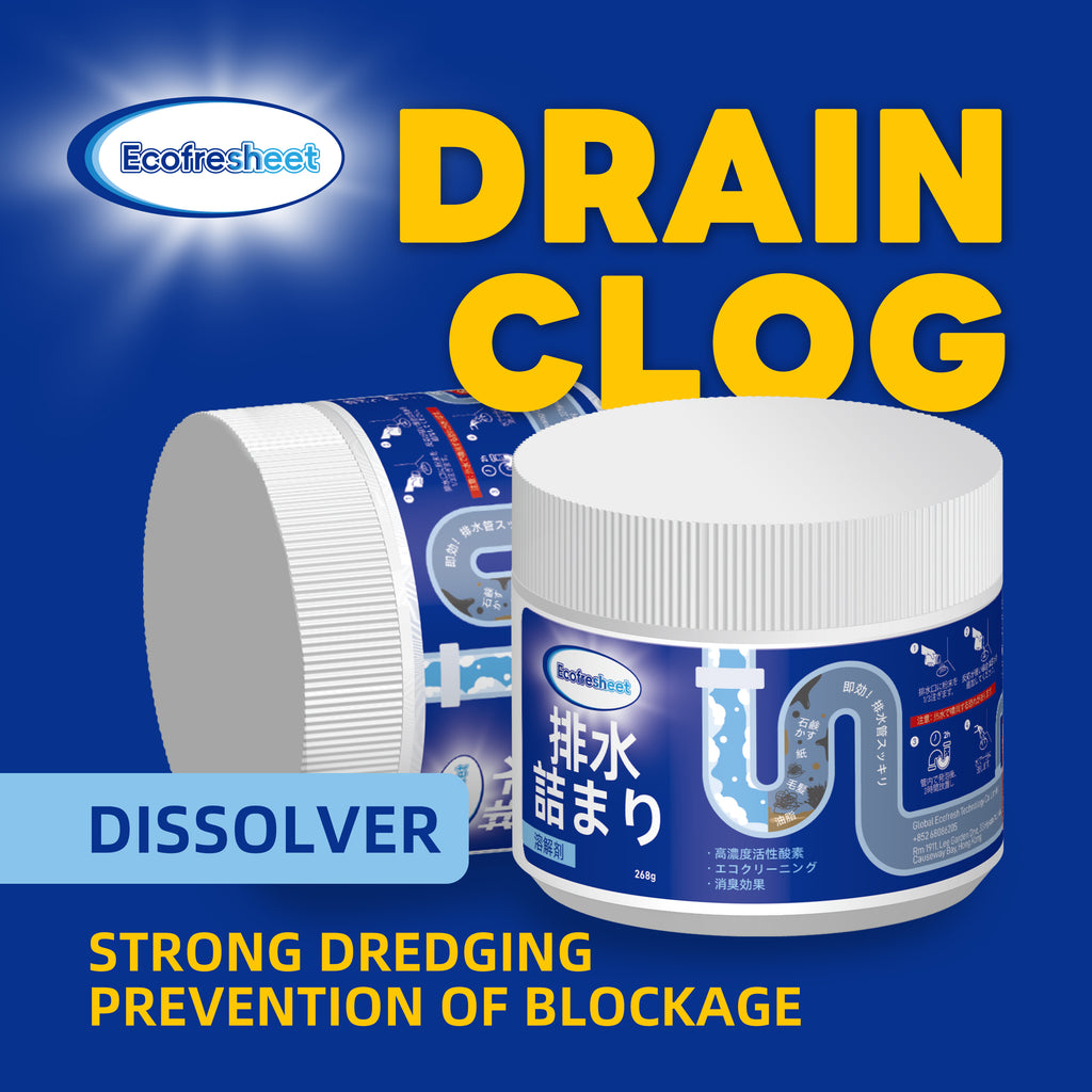 Ecofresheet Drain Cleaner: Fast-Clog Removal