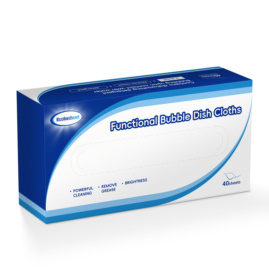 Ecofresheet Dishwashing Soap Sheets | Instant Foaming Action（40sheets）